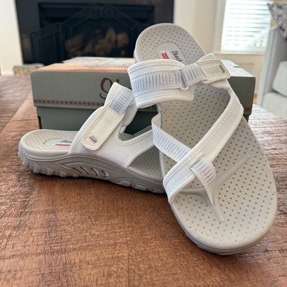 Skechers Women's Reggae Seize The Day Toe Loop Thong Flip Flop Sandal size 11 - Picture 10 of 10